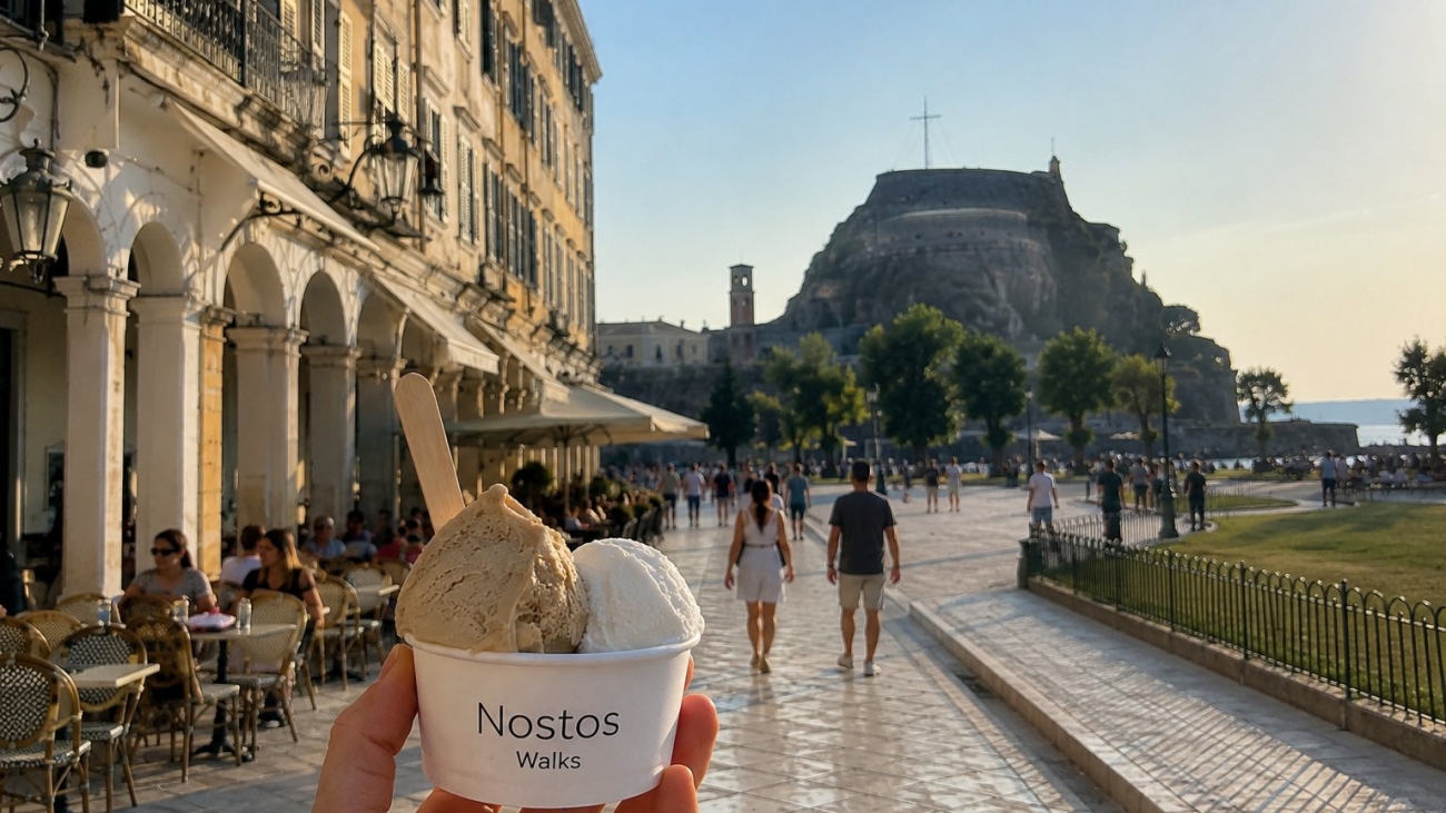 Μια βόλτα στην Παλιά Πόλη της Κέρκυρας με σπιτικό παγωτό Nostos στο χέρι. Τα σημεία που αξίζει να δείτε, χωρίς άγχος και χωρίς ρολόι.